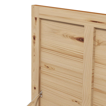 292L Wooden Outdoor Storage Box with Protective Finish - Light Brown