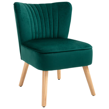 Modern Accent Chair with Thick Padding for Comfort - Green