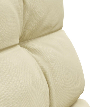 2-Piece Garden Patio Chair Seat and Backrest Cushion Set with Ties - Beige
