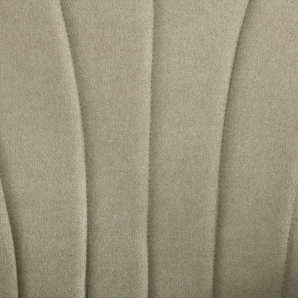 Plush Upholstered High Back Accent Chair with Rolled Arms - Beige