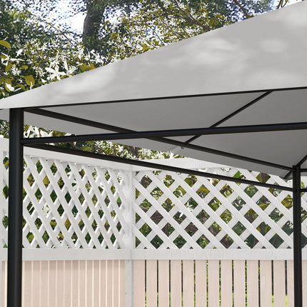 Gazebo Canopy Replacement Cover 3x4m UV Resistant for 84C-116 Series - Light Grey