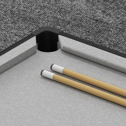 3.5ft Folding Snooker Pool Table with 2 Cues, 16 Balls & Accessories - Grey