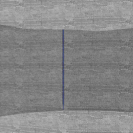 8ft Trampoline Replacement Net with 6 Plastic Pole Covers and Zipped Entrance - Blue