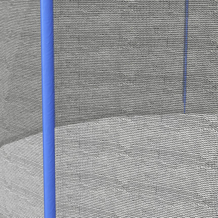 10ft Trampoline Replacement Net with 6 Pole Covers and Zipped Entrance - Blue