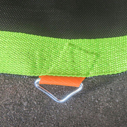 Replacement 12ft Trampoline Mat with 72 V-Hooks and Spring Pull Tool for 14cm Springs - Green