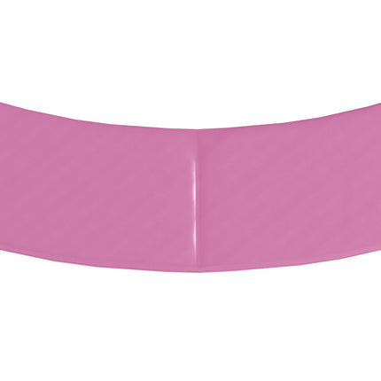 8FT Trampoline Spring Cover Replacement Pad Waterproof UV Resistant with Elastic Cord - Pink