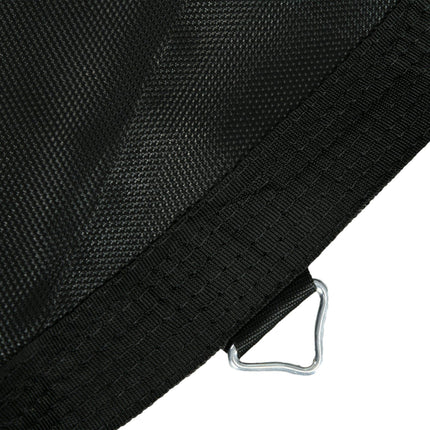 10ft Replacement Trampoline Mat with 54 V-Hooks and Spring Pull Tool for 14cm Springs - Black