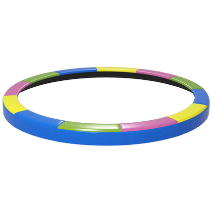 12FT Trampoline Spring Cover Replacement Pad with Elastic Cord - Multi-Colored