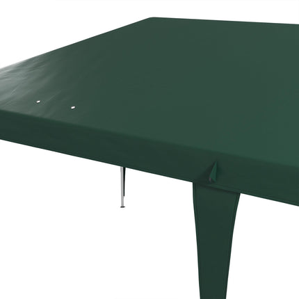 6 x 3 Metre Pop-Up Steel Frame Gazebo Weatherproof - Green