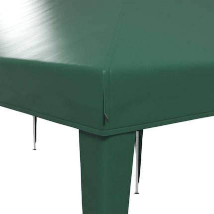 6 x 3 Metre Pop-Up Steel Frame Gazebo Weatherproof - Green