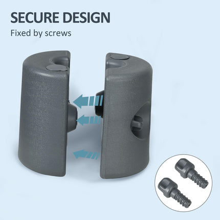 HDPE Tent Weights Set of 4, Canopy Weights, Fill with Water or Sand, 48KG