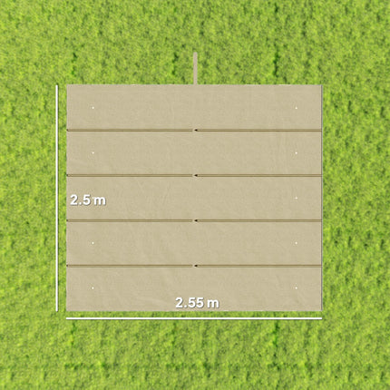 Retractable 3x3 Metre Pergola Canopy Replacement - Beige