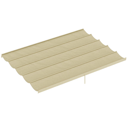 Replacement Retractable Pergola Canopy Cover 4x3 Metre - Beige