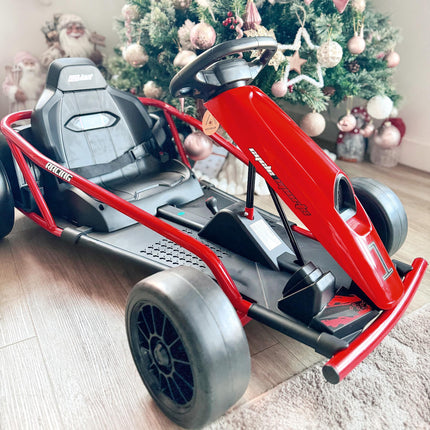 24V Electric Kids Go Kart with Drift and 2 Speeds for Ages 8-12 - Red