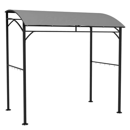 2.2 x 1.5 m BBQ Grill Gazebo Tent with Metal Frame & Hooks - Grey