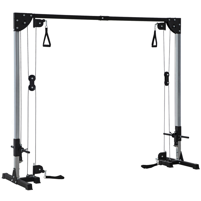 Multi Home Gyms with Cable Pulley System, Cable Crossover Machine with 4 Handles