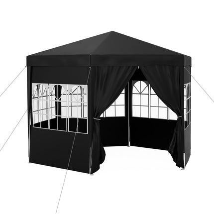 4 Metre Waterproof Party Tent with Removable Side Walls - White