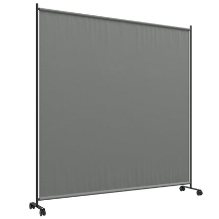 Outdoor Privacy Screen 183 x 181cm with Wheels - Dark Grey