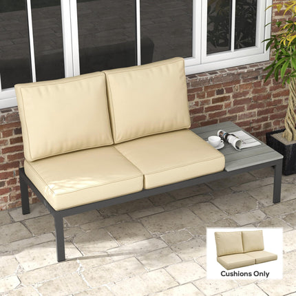 3 Piece Foam Filled Patio Chair Cushion Set - Beige