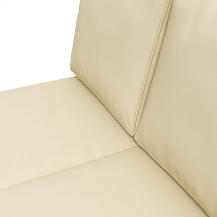 3 Piece Foam Filled Patio Chair Cushion Set - Beige