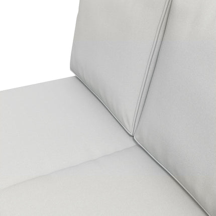 3 Piece Outdoor Patio Chair Cushion Set Foam Filled - Light Grey