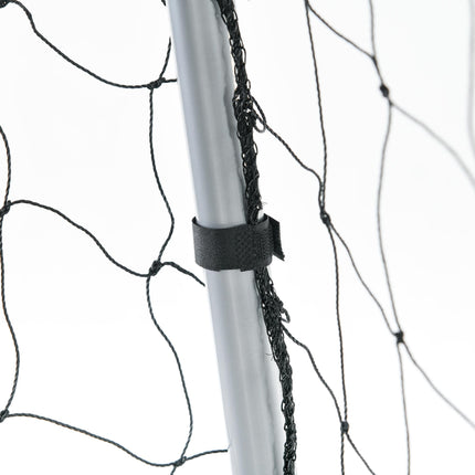 10ft x 6.5ft Football Goal with Ground Stakes for Garden - Grey