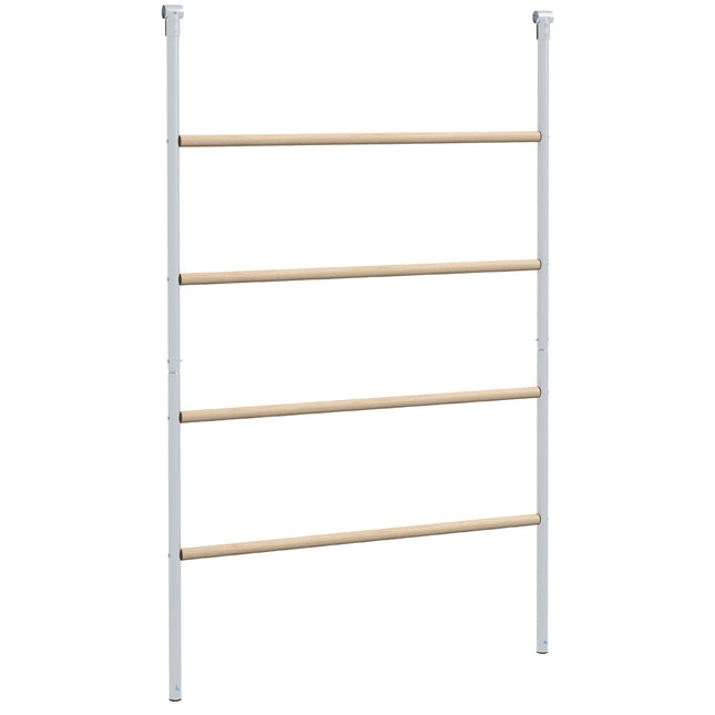 Chicken Perch for Coop, Wooden and Galvanised Steel Roosting Bar Jungle Gym, Chicken Roosting Ladder for Backyard Farm