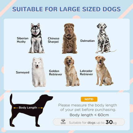 Outdoor Wooden Dog Kennel with Removable Floor for Large Dogs 106.5H x 110W x 98Dcm - Grey and Black