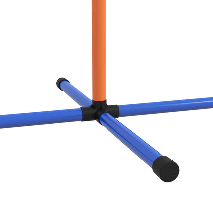 Dog Agility Training Equipment Set with Weave Poles, Jump Ring, Pause Box & Adjustable Hurdle - Orange
