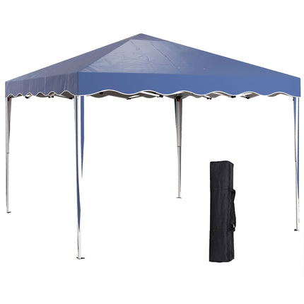 3 x 3m Pop Up Gazebo with Adjustable Steel Frame - Blue