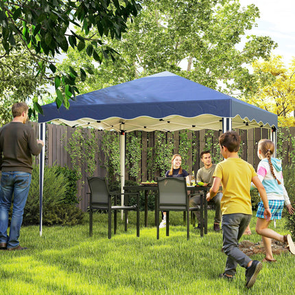 3 x 3m Pop Up Gazebo with Adjustable Steel Frame - Blue