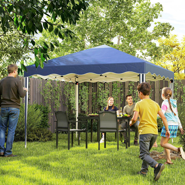 3 x 3m Pop Up Gazebo with Adjustable Steel Frame - Blue