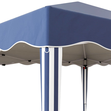 3 x 3m Pop Up Gazebo with Adjustable Steel Frame - Blue