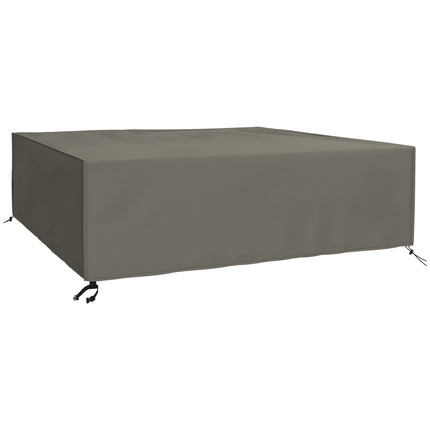 Large Square Patio Garden Furniture Cover Set 230x230cm 600D Oxford - Grey
