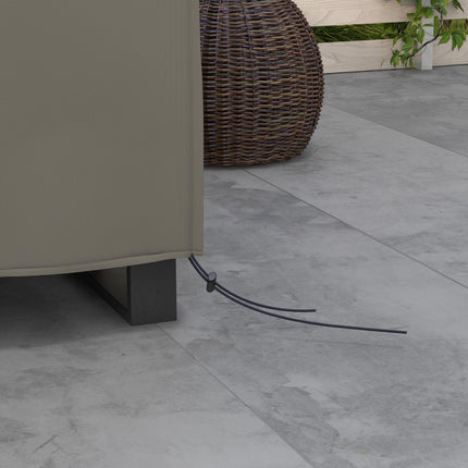 Large Square Patio Garden Furniture Cover Set 230x230cm 600D Oxford - Grey