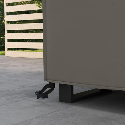 Large Square Patio Garden Furniture Cover Set 230x230cm 600D Oxford - Grey