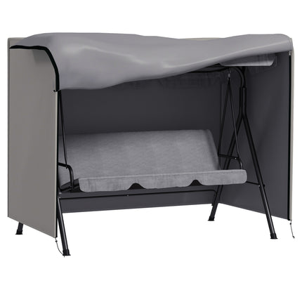 Three-Seater Swing Chair Protective Cover Oxford Cloth - Grey