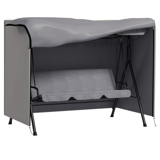 Three-Seater Swing Chair Protective Cover Oxford Cloth - Grey