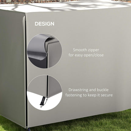Three-Seater Swing Chair Protective Cover Oxford Cloth - Grey