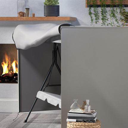 Three-Seater Swing Chair Protective Cover Oxford Cloth - Grey