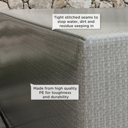 Large Waterproof Patio Set Cover 235x190x90cm UV Resistant - Grey