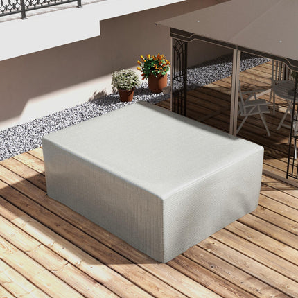 Large Waterproof Patio Set Cover 235x190x90cm UV Resistant - Grey