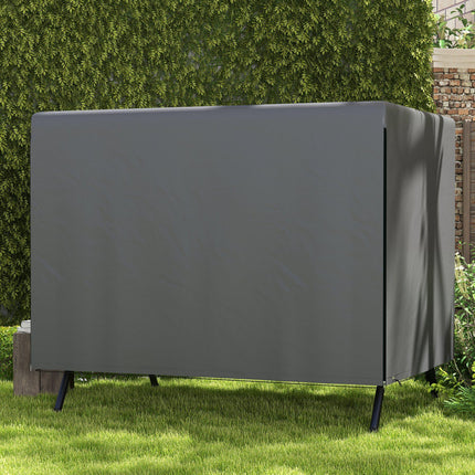 3 Seater Patio Swing Chair Cover Waterproof Heavy Duty - Dark Grey