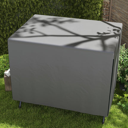3 Seater Patio Swing Chair Cover Waterproof Heavy Duty - Dark Grey