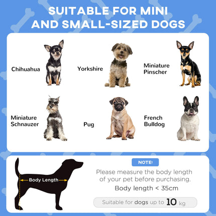 Cooling Raised Pet Bed for Mini Small Dogs with Breathable Mesh - Dark Blue