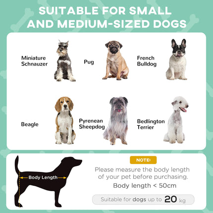 Cooling Raised Pet Bed for Small Medium Dogs with Breathable Mesh and Washable Cover - Light Grey