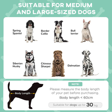 Cooling Raised Pet Bed for Medium & Large Dogs with Breathable Mesh - Light Grey