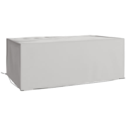 Waterproof Oxford Patio Set Cover 210x140x80 cm with Anti-UV Protection - Grey
