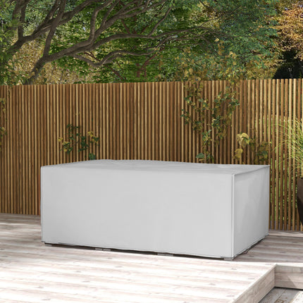 Waterproof Oxford Patio Set Cover 210x140x80 cm with Anti-UV Protection - Grey