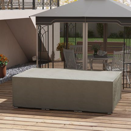 Waterproof Outdoor Garden Furniture Cover Set 222x155x67 cm - Grey